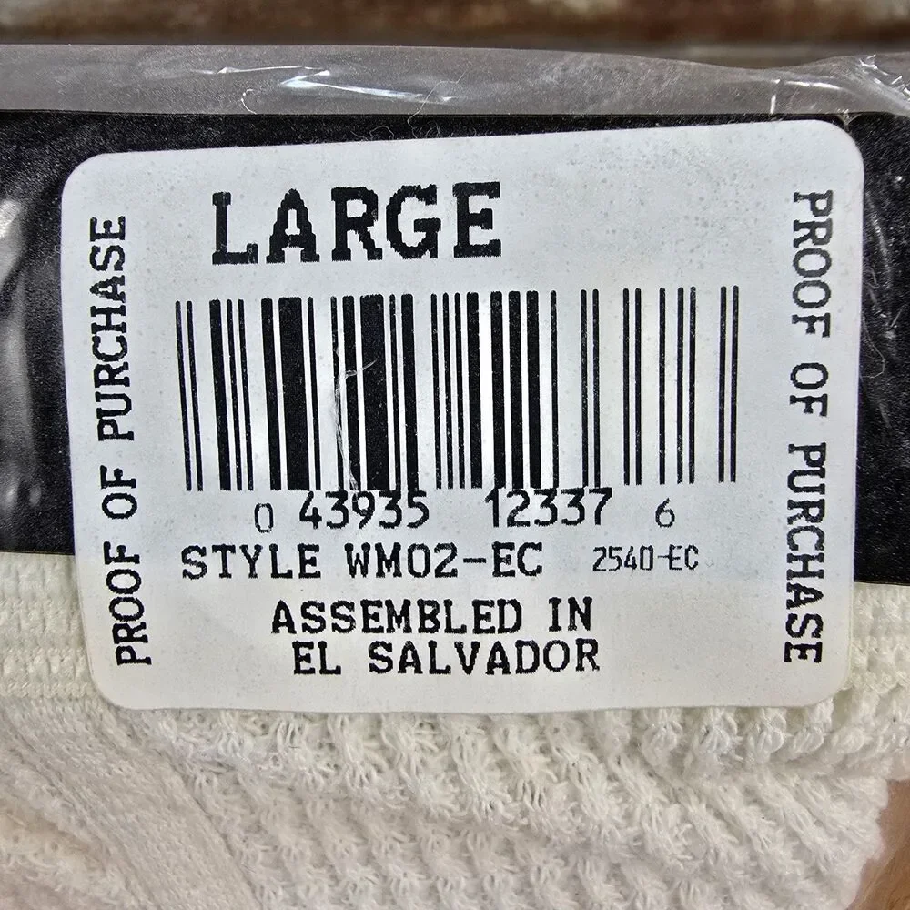 Vintage 2001 Brand New Hanes Ankle Length Thermal Pants Long Johns Men's Size L